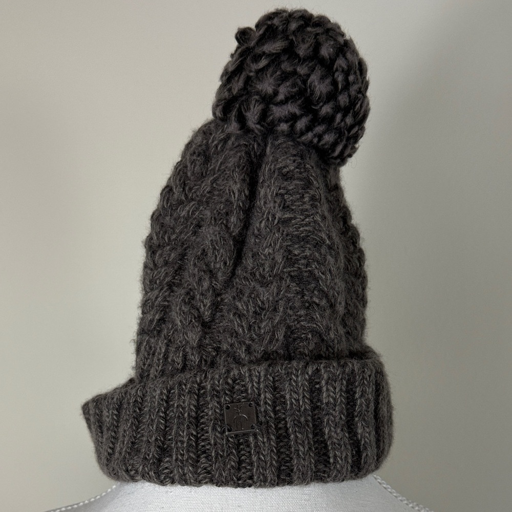 Smartwool Merino Wool Knitted Beanie in Grey